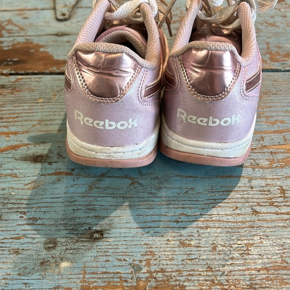 Heelys x Reebok, BB4500 Low, White/Pink/Sparkle Size 1 - Picture 3 of 5